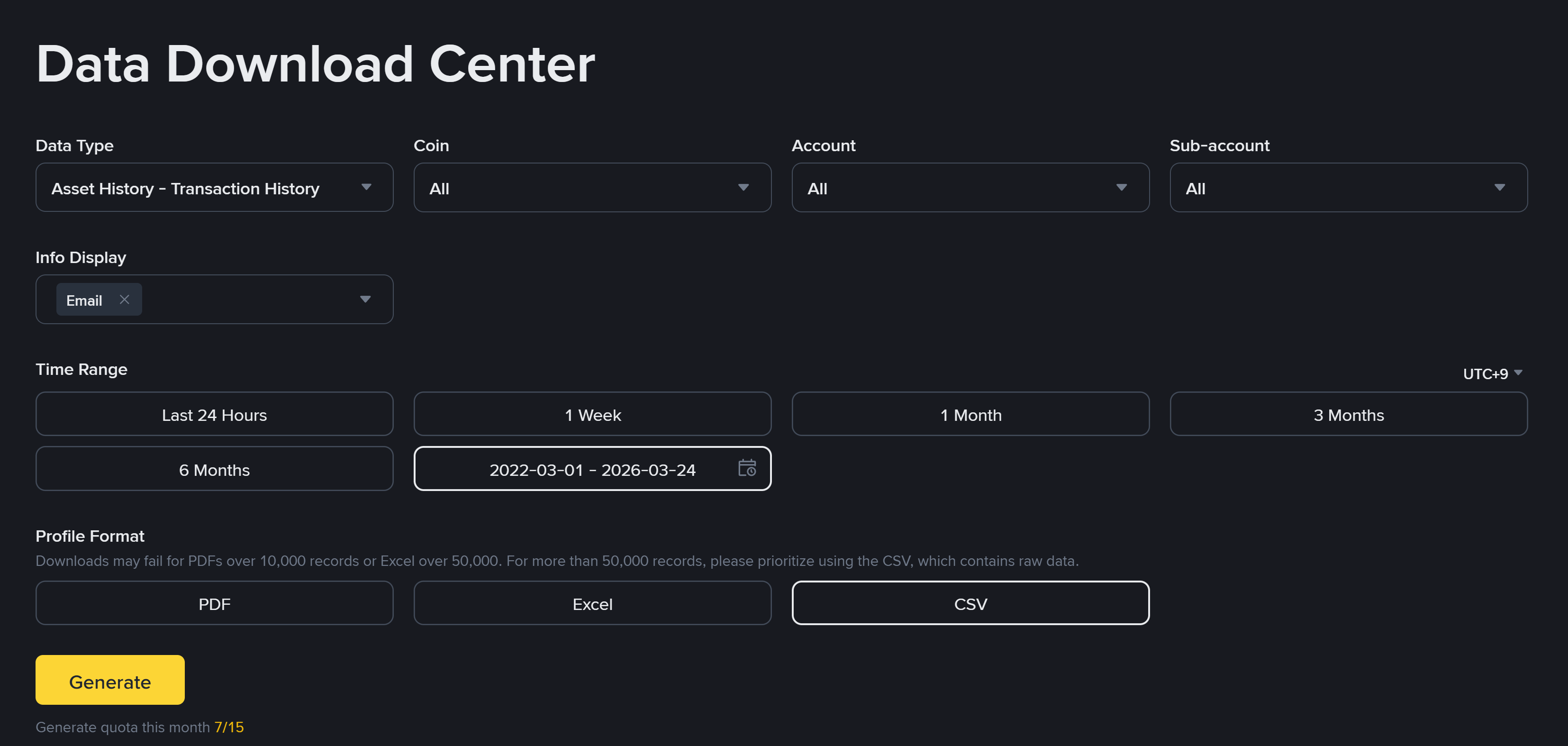 Binance Transaction History Guide